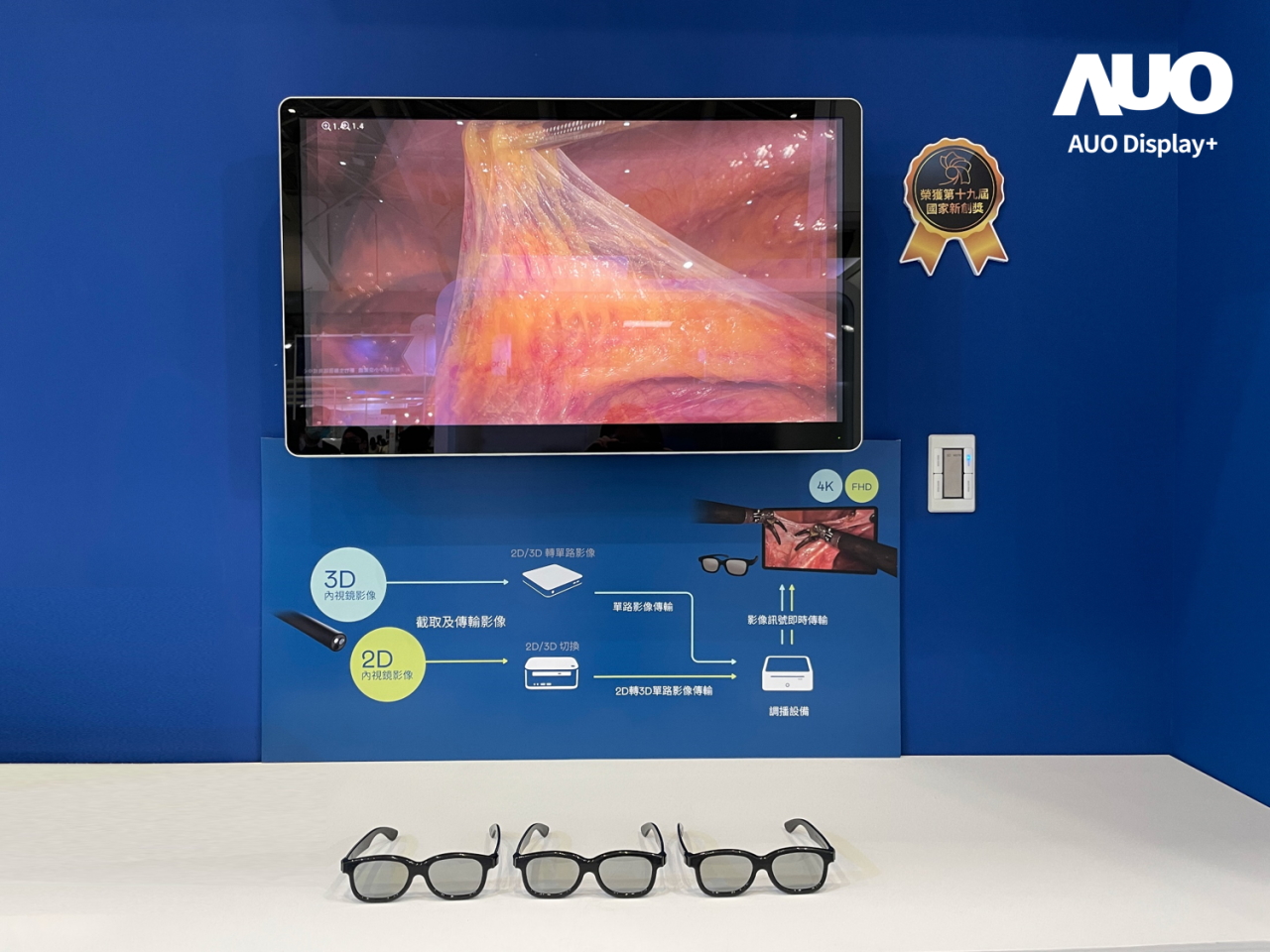 達擎寬視角3D醫療顯示器，協助醫護團隊成員於手術進行時，皆能看到一致性的3D影像，提高溝通效率，使手術更精準、快速完成達擎寬視角3D醫療顯示器，協助醫護團隊成員於手術進行時，皆能看到一致性的3D影像，提高溝通效率，使手術更精準、快速完成