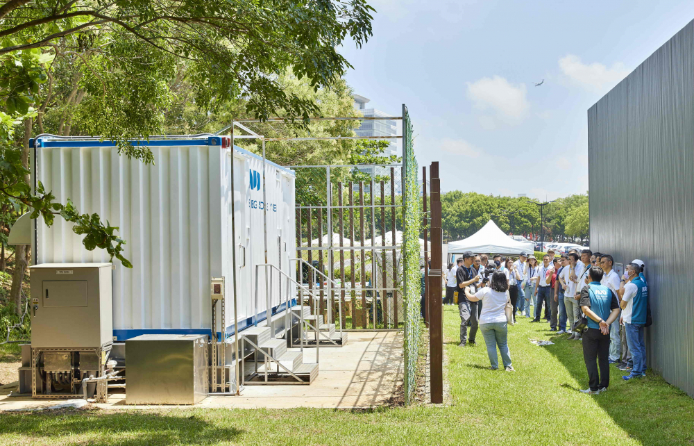 友達西大墩窯文化館建置屋頂全綠電及儲能櫃，為兼具創能儲能的永續綠能場域