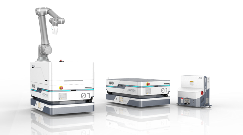 友達數位開發的自主式移動機器人（AMR250M），搭配全向輪並結合AI演算法、2D LiDAR、3D攝影機等技術，協助客戶實現產線全自動化